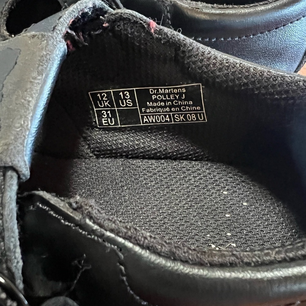 Vintage doc marten polley j kids size 13 shoes - Picture 5 of 8